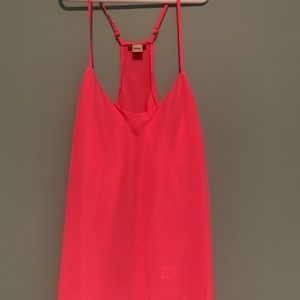 J Crew coral silk cami